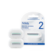 Schick Men's Large Soap Head Hair Removal Knife Replacement Heads 2 Pack Suitable for Sensitive Skin No Handle Included