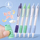 Jin Wannian Soft und niedliche Jacke neutraler Stift Press Soft Grip St. Stift Tipp 0,5 mm Schnelltrocknen Stift G-13540 Grundschüler verwenden Q-Bomb Last Reduktion Schwarzer Schreibstift 3 Packs