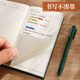 
a6 soft leather notebook with a pocket small notepad with a pen insert simple thickened retro literary exquisite 687/a6 red