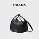 PRADA/Prada gift women's Prada Darling cow leather portable shoulder bag black