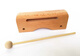 Bangzi Wood Fish Percussion Instrument Opera Notes High Notes Bass Pékin Opéra Henan Opéra Musique Enseignement Aide carré Bangzi Bangzi Instrument de musique Beech Square Bangzi + Boule Stick