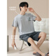 Modal pajamas men's thin summer shorts shorts pure cotton breathable summer outfit soft home clothing 16759 L