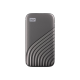 Western Digital (WD) NVME Mobile Solid Drive PSSD My Passport SSD DISCO DURO ALTA VECHA Tipo C USB3.2 Gen2 Almacenamiento de expansión externa 4K Audio y videos Espacio de edición de video Gris (velocidad de transmisión 1050MB/s) 1TB+ disco duro
