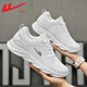 Huili Herrenschuhe Sommer Mesh Casual Sports Schuhe Herren trendige atmungsaktive Mesh Schuhe Herren leichte schockabsorbierende Laufschuhe Männer 1483 Weiß 39