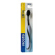 Frog adulte 671 Brosse à dents petite tête de brosse carbone noir Bristle en profondeur Nettoyage Protection de gomme mâle et femelle Ménage de ménage paquet en carbone noir Bristle doux 671 Brosse à dents 12