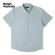 Blackmonday Summer Pure Cotton Oxford рубашка мужчина с короткими рукавами.