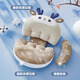 Kakaman oreiller enceinte enceinte côté couchage oreiller côté somnifère L'oreiller des femmes enceintes de style dragon pour bébé peut être détaché et lavé