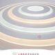 永智超薄吸顶灯主卧新款圆形大客厅灯大气高端大厅灯高亮LED卧室天花 白光(单色) 直径100cm