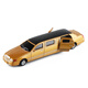 JPHZNB Yingtang simulation alloy car model extended Lincoln Hummer bus container flatbed transporter children's car sliding extended Lincoln black