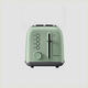 Beiding Retro Toaster Home Multifunctional Breakfast Machine Heated Sandwich Small Toaster Toaster D7 Light Fir Green Toaster + Temperature Kettle