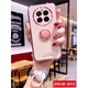 Ruisipai eignet sich für echte ME GT5pro Mobiltelefon Fall REALME GT5POR STEUTOR SILICON CASE RMX3888 LENS Full Cover Anti-Fall-Soft-Shell-Oppog [Avocado Green] mit Uhr Stand + Vollbildfilm + Lanyard Realme Gt5 Pro