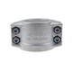 
DIN2817/EN14420 aluminum alloy safety pipe clamp shield machine two-piece pipe clamp hose hug card DN50*5 hose outer diameter 59-62
