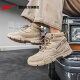 Huili offizieller Martin Boots Herrenschuhe Sommer High-Top-Stiefel Herren wasserdichte Wanderschuhe Retro Arbeitsschuhe Herren-Kampfstiefel Khaki 0502 [Single Style] 40 (250 mm)