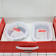 Lock Lock 831s Lock Lock Glass Lunch Box 2-teilige Set Frischbox-Hitze-resistent