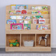 Nordic Ikea Kinderbuchhandel Bilderbuchregal bodengesteuertes wirtschaftliches massives Holz Bücherregal Kindergarten Babybuchregal Spielzeug 826s%23 Block Lack: Länge 80 Breite 30 Höhe 85 cm