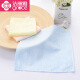 Jieliya Classe A Xinjiang Cotton 7256 Coton pur Small carré Écarpe carrée lavage Coton Coton Eau de maison Absorbant pour enfants Lavage petite serviette 6198 Couleur mélangée 4 sacs 23 * 23cm autour