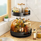 Shuaishi kitchen utensil storage rack rotating spice rack multi-layer spice tray multi-functional storage rack