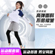 百爪儿童羽毛球服套装秋冬男女小孩排球乒乓训练服速干紧身衣定制队服 9793兰灰+9981黑色[假两件裤] 28码-[150-155CM-70-80斤]