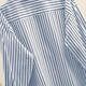 Cypress Shirt 2025 Automne Nouvelle Fashion Fashion Stripe Single Breasted Rotary Sleeve Top