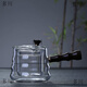 Glass teapot, high temperature resistant side, glass teapot, Kung Fu filter separation, tea infuser, tea brewer, thickened teapot, household tea set, teapot lid (universal model)