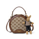 CALWAN KEODH Bag Women's Bag New 2025 One-shoulder Handle Crossbody Bag Cylinder Bag Birthday Chinese Valentine's Day Gift for Girlfriend [Calm] Light luxury fashionable and versatile small round bag for Wife High-end and Practical