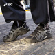 ASICS Zapatos casuales para hombres y mujeres Gel-Kahana TR Retro Sneakers de suela gruesa 1203A390-001 Black_silver 42.5