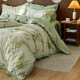 Home Textile Xinjiang Long Velvet Cotton, alles Baumwolle, Nordische, amerikanische Pastoralpastor-Baumwoll-Prinzessin Blume koreanischer Stil, Vierkapitiver Set, Yu6169Pt-Blattstil, 2,0 m Bett Vierteiliger Set/Match 220*2