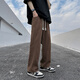 NEW OR MODE American retro washing jeans men's spring and autumn cleanfit straight-flare pants trendy brand handsome trousers off white XL