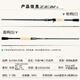 Eryu Zenlu Asian Stab hoher Kohlenstoff Ultra-Schnitt-Insektenstange erhöhte Schnabel Sea Bass Mandarin Fisch Leichtes Hartfischerei 2,03-Meter-Pistole Griff C682MH Zikada zweite Generation Generation Generation