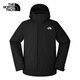 The North Face functional three-in-one men's windproof and waterproof jacket 550 fluffy goose down inner liner 25 autumn and winter new | 81QS JK3/Cosmic Black L/175