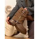 Mankoyi Retro British Style Dick-Soled-Martin-Stiefel für Frauen 2024 Neuer Herbst-Stapel-Kurzstiefel Hauptbildmodell 36 [Originalhersteller Spot Instant Delivery]