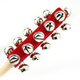 YINFUY Orf Early Education Music Teaching Aids Children's Percussion Instruments Red Fleece Cloth 21 Ring Rod Ring Hand Ring Bracelet Bandstone Bandstone Bandstone Bandstone Bandstone