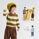 Balabala children's clothing baby sweater boy sweater autumn pullover base shirt cartoon embroidery fashionable 208324103104