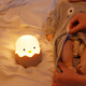 Ruchu Eggshell Chicken Night Light Baby Feeding Lamp Charging Cute Children's Eye Protection Sleeping Night Night Headlight Confinement Lamp Warm Yellow Light + Charging Cable Comes with a 3c Charger