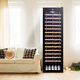 Bacchus wine cabinet thermostatic cabinet embedded household multi-functional single door double temperature refrigerator air-cooled frost-free office restaurant fresh ice bar beverage cabinet vertical display cabinet tea cabinet YC-208 air-cooled single temperature full flat shelf 75 bottles