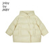 
jnby by JNBY Jiangnan cloth children's clothing autumn and winter down jacket thickened warm soft hooded boys and girls children 1NAC12610 748 light bean yellow 140 cm