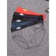 JTTCAC Japanische Modale Unterwäsche Herrenbesprechungen Mesh Ultra-dünn Ice Seide Transparent Sexy Boy Shorts Sommer 4 Sets aus graublauem Schwarz und Rot 4 Streifen XL (110-135Jin [Jin gleich 0,5 kg])