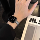 Métal irrégulier iwatchs8 / s9 watch Apple watch Applewatch9 STRAP SECTIVE BOTTERFLY SEURFLY HOMMES ET FEMMES IRRÉGULAIRE (Bouton est argent) Apple Iwatch Nouveau S841mm
