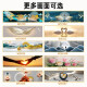 MEI'AN HOME DEL HOME DISTORA DEL BARDILLO DEL BARRIDO Light Luxury Dormitorio principal Pintura colgante de la pared Mural Swan 2024 Nuevo estilo WS1047 Soporte mutuo 50*200 cm Tamaño de lujo de más de 2 metros cama o invitado