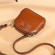 Cosmickindred Light Luxury Marque Mother Retro Retro Women's Bag Niche French French Nouveau sac d'épalas polyvalent en cuir souple oblique Sac de coquille tendance Couleur de caramel