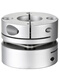 Huili customized aluminum alloy diaphragm coupling single and double diaphragm coupling elastic connector stepper motor high torque keyway single outer diameter 82 length 68 inner hole 20 to 40 optional