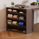 Kao Massivholz Tisch mit kleinen Bücherregal-Bücherregal-Store-Regal Wandlagerschrank bodenhöre kleines Bücherregal #681 Holzfarbe