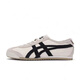 A ASICS鬼冢男女虎冢鞋Mexico66皮面休闲鞋运动板鞋运动休闲鞋5 1183A693-101白棕 36