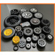 Feile LE High Compatible Small Building Block Technology Piezas Automotriz Tire Automotive EV3 Piezas de rueda Accesorios MOC MOC Piezas sueltas [12799] Huilibao Box