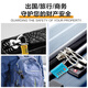 Crown Guard MGWS suitcase customs lock TSA password lock padlock locker portable lock wire rope anti-theft gym TSA716 black 3-digit password