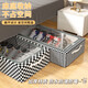 Jiebaina shoe box storage box dust-proof storage box shoe cabinet bed shoe storage artifact foldable space-saving storage box houndstooth medium thick steel frame/foldable