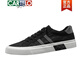 
CARTELO men's shoes new canvas shoes 2024 summer thin casual shoes men's low top Korean style trendy versatile breathable board shoes black rice 24103 40