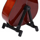 Zhio Gitarrenständer vertikaler Stand E -Gitarre Violin Ukulele Universal Floor Housed Placement Ständer tragbare FP10 Black + 1 String 3 Picks
