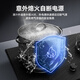 申花猛火灶煤气灶商用燃气灶7.2kW大火力熄火保护涡轮增压直喷火柱双灶天然气液化气灶具台嵌两用 【液化气】左5.0右7.2-磨砂面板-L733MZ 【上门安装】