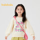 Balabala children's sweatshirt girls 2024 spring and autumn cartoon rabbit sweet round neck pullover top cute 208324121001